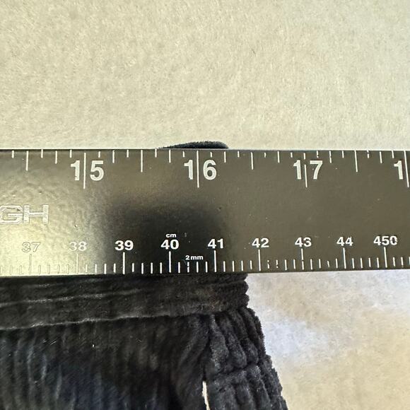 Levi's Low Pro Corduroy Pants Relaxed Black Retro Size 30x30 NWT - Picture 6 of 8